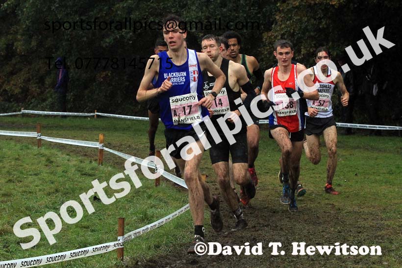 Senior Mens 2023 National Cross Country Relays, Berry Hill Park, Mansfield.  Photo: David T. Hewitson/Sports for All Pics